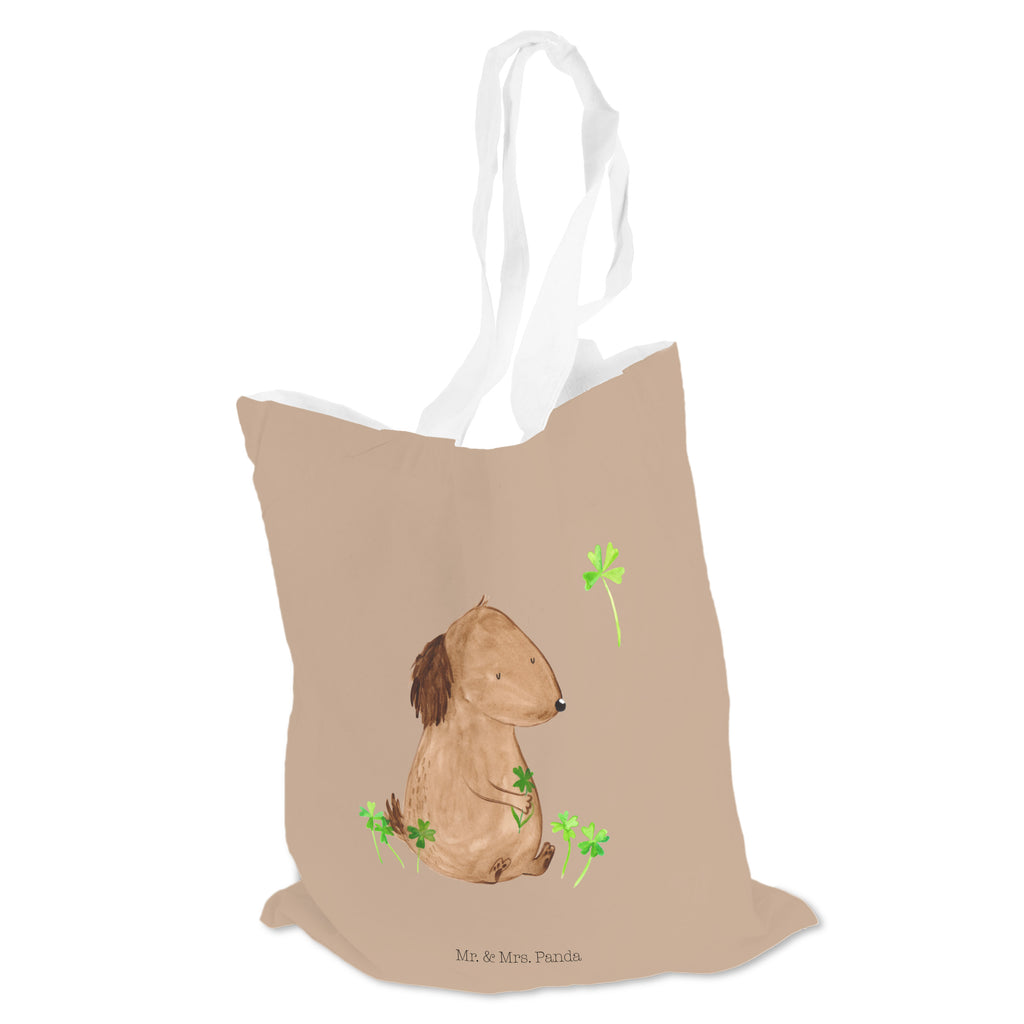 Tragetasche Hund Kleeblatt Beuteltasche, Beutel, Einkaufstasche, Jutebeutel, Stoffbeutel, Hund, Hundemotiv, Haustier, Hunderasse, Tierliebhaber, Hundebesitzer, Sprüche, Kleeblatt, Glück, Tagträume, Motivation, Neuanfang, Geschenk, Glücksbringer, Selbstliebe, Achtsamkeit