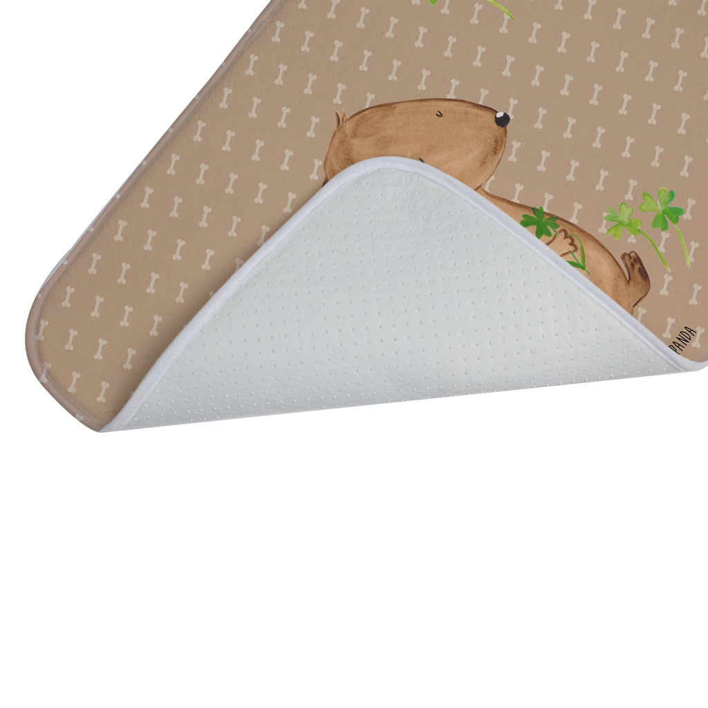 Badvorleger Hund Kleeblatt Badematte, Badteppich, Duschvorleger, Badezimmerteppich, Badezimmermatte, Badvorleger, Duschmatte, Duschteppich, Hund, Hundemotiv, Haustier, Hunderasse, Tierliebhaber, Hundebesitzer, Sprüche, Kleeblatt, Glück, Tagträume, Motivation, Neuanfang, Geschenk, Glücksbringer, Selbstliebe, Achtsamkeit