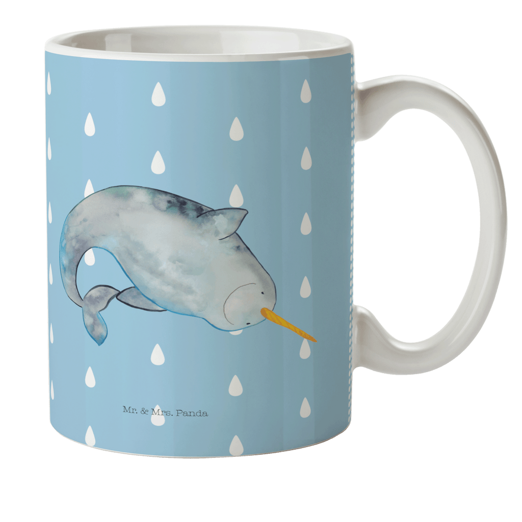 Kindertasse Narwal Kunststoff Tasse, Kindergarten, Tasse, Trinkbecher, Camping Becher, Kaffeetasse, Kunststoffbecher, Kindergartenbecher, Outdoorgeschirr, Kunststoffgeschirr, Reisebecher, Reisetasse, Kinderbecher, Meerestiere, Meer, Urlaub, Narwal, Wal, Putzen, Hausfrau, Junggesellin, aufräumen, Kinderzimmer