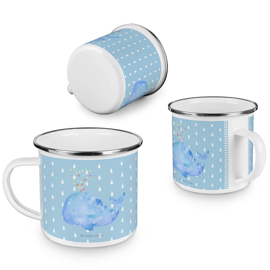 Camping Emaille Tasse Wal Konfetti Campingtasse, Trinkbecher, Metalltasse, Outdoor Tasse, Emaille Trinkbecher, Blechtasse Outdoor, Emaille Campingbecher, Edelstahl Trinkbecher, Metalltasse für Camping, Kaffee Blechtasse, Camping Tasse Metall, Meerestiere, Meer, Urlaub, Wal, Konfetti, Wale, Motivation, Neuanfang, Trennung, Diät, Abnehmen, Neustart, Lebensabschnitt, Geburtstag