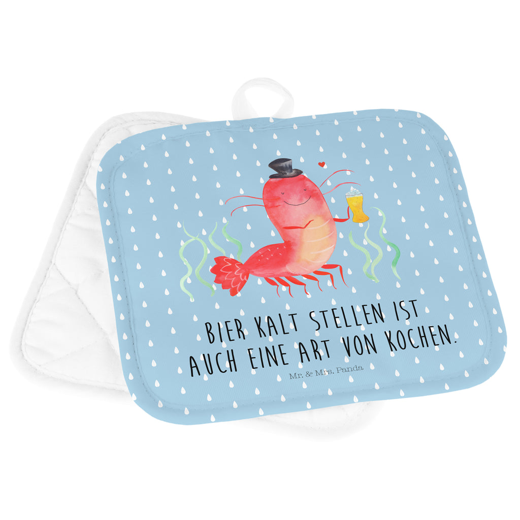 2er Set Topflappen  Hummer mit Weizen Topflappen, Topfuntersetzer, Ofenhandschuh, Topflappen Set, Topflappen lustig, Topflappen mit Spruch, Meerestiere, Meer, Urlaub, Garnele, Garnelen, Bier, Kochen, Männerhaushalt, Junggeselle, Junggesellin, Bierliebhaber, Kneipe, Gasthaus, Wirtschaft