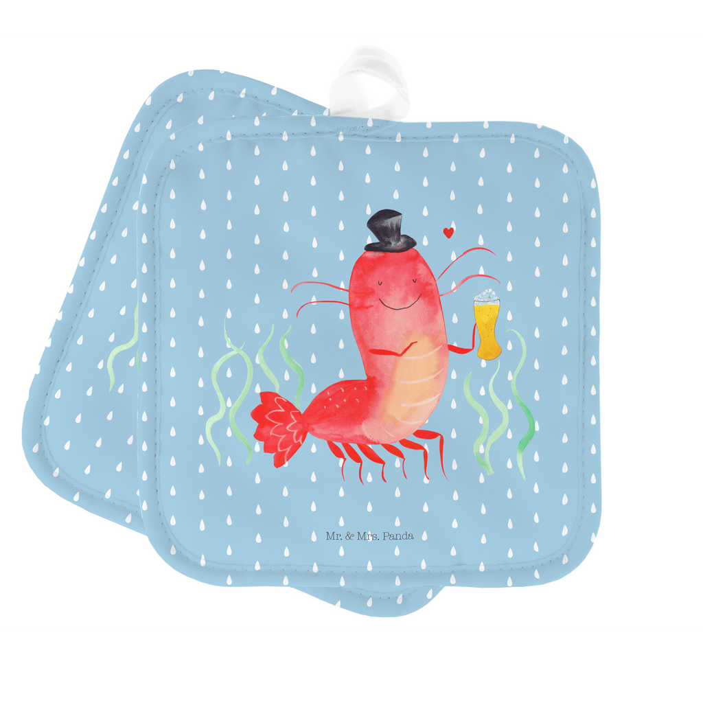 2er Set Topflappen  Hummer mit Weizen Topflappen, Topfuntersetzer, Ofenhandschuh, Topflappen Set, Topflappen lustig, Topflappen mit Spruch, Meerestiere, Meer, Urlaub, Garnele, Garnelen, Bier, Kochen, Männerhaushalt, Junggeselle, Junggesellin, Bierliebhaber, Kneipe, Gasthaus, Wirtschaft