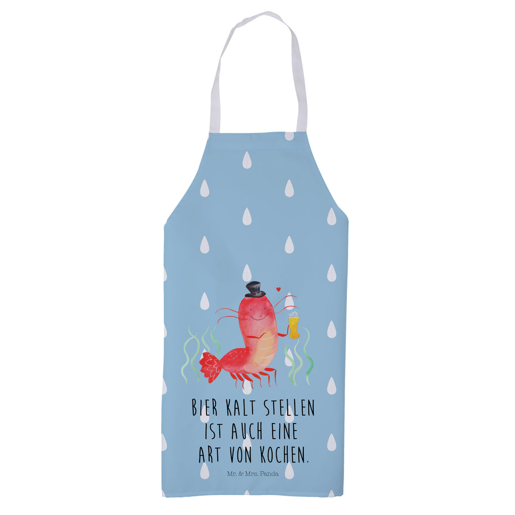 Kochschürze Hummer mit Weizen Schürze, Backschürze, Küchenschürze, Grillschürze, Latzschürze, Meerestiere, Meer, Urlaub, Garnele, Garnelen, Bier, Kochen, Männerhaushalt, Junggeselle, Junggesellin, Bierliebhaber, Kneipe, Gasthaus, Wirtschaft
