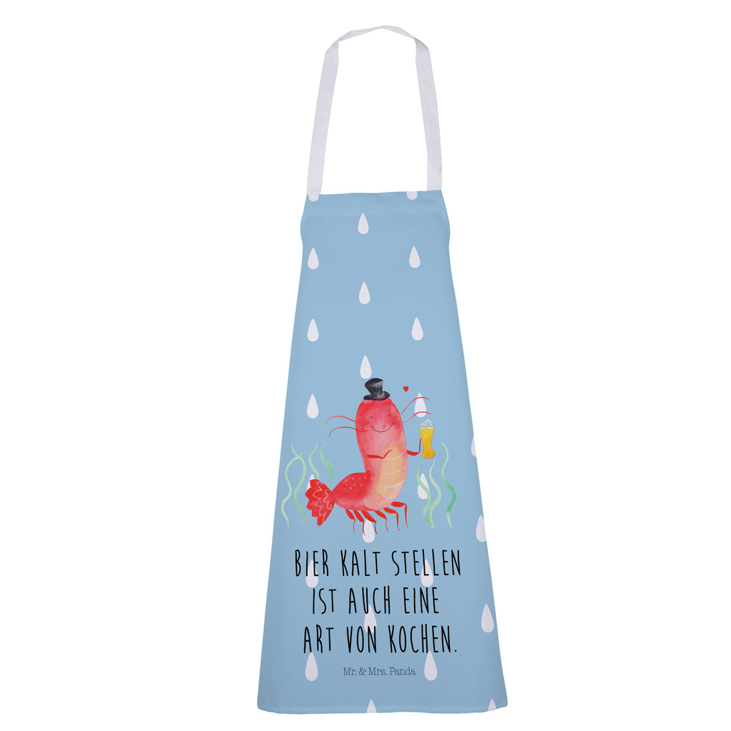 Kochschürze Hummer mit Weizen Schürze, Backschürze, Küchenschürze, Grillschürze, Latzschürze, Meerestiere, Meer, Urlaub, Garnele, Garnelen, Bier, Kochen, Männerhaushalt, Junggeselle, Junggesellin, Bierliebhaber, Kneipe, Gasthaus, Wirtschaft