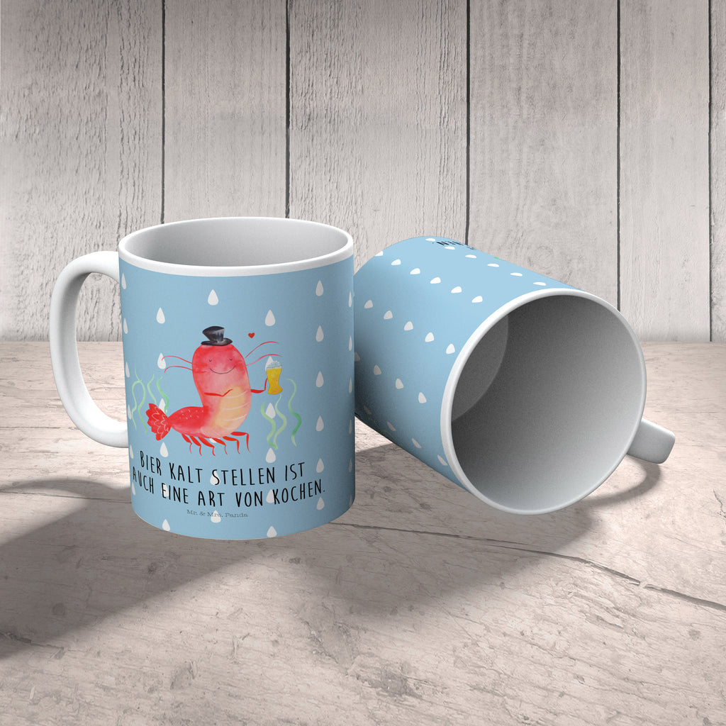 Kindertasse Hummer mit Weizen Kunststoff Tasse, Kindergarten, Tasse, Trinkbecher, Camping Becher, Kaffeetasse, Kunststoffbecher, Kindergartenbecher, Outdoorgeschirr, Kunststoffgeschirr, Reisebecher, Reisetasse, Kinderbecher, Meerestiere, Meer, Urlaub, Garnele, Garnelen, Bier, Kochen, Männerhaushalt, Junggeselle, Junggesellin, Bierliebhaber, Kneipe, Gasthaus, Wirtschaft