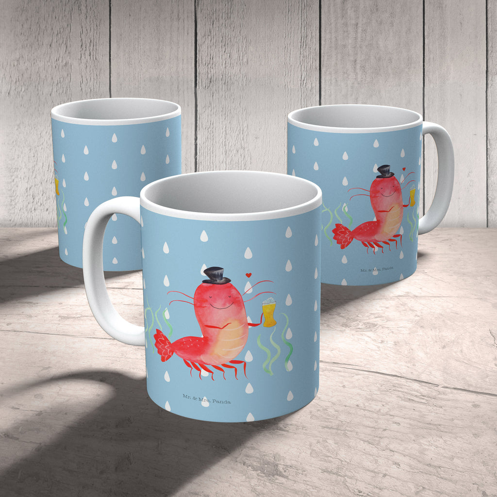 Kindertasse Hummer mit Weizen Kunststoff Tasse, Kindergarten, Tasse, Trinkbecher, Camping Becher, Kaffeetasse, Kunststoffbecher, Kindergartenbecher, Outdoorgeschirr, Kunststoffgeschirr, Reisebecher, Reisetasse, Kinderbecher, Meerestiere, Meer, Urlaub, Garnele, Garnelen, Bier, Kochen, Männerhaushalt, Junggeselle, Junggesellin, Bierliebhaber, Kneipe, Gasthaus, Wirtschaft