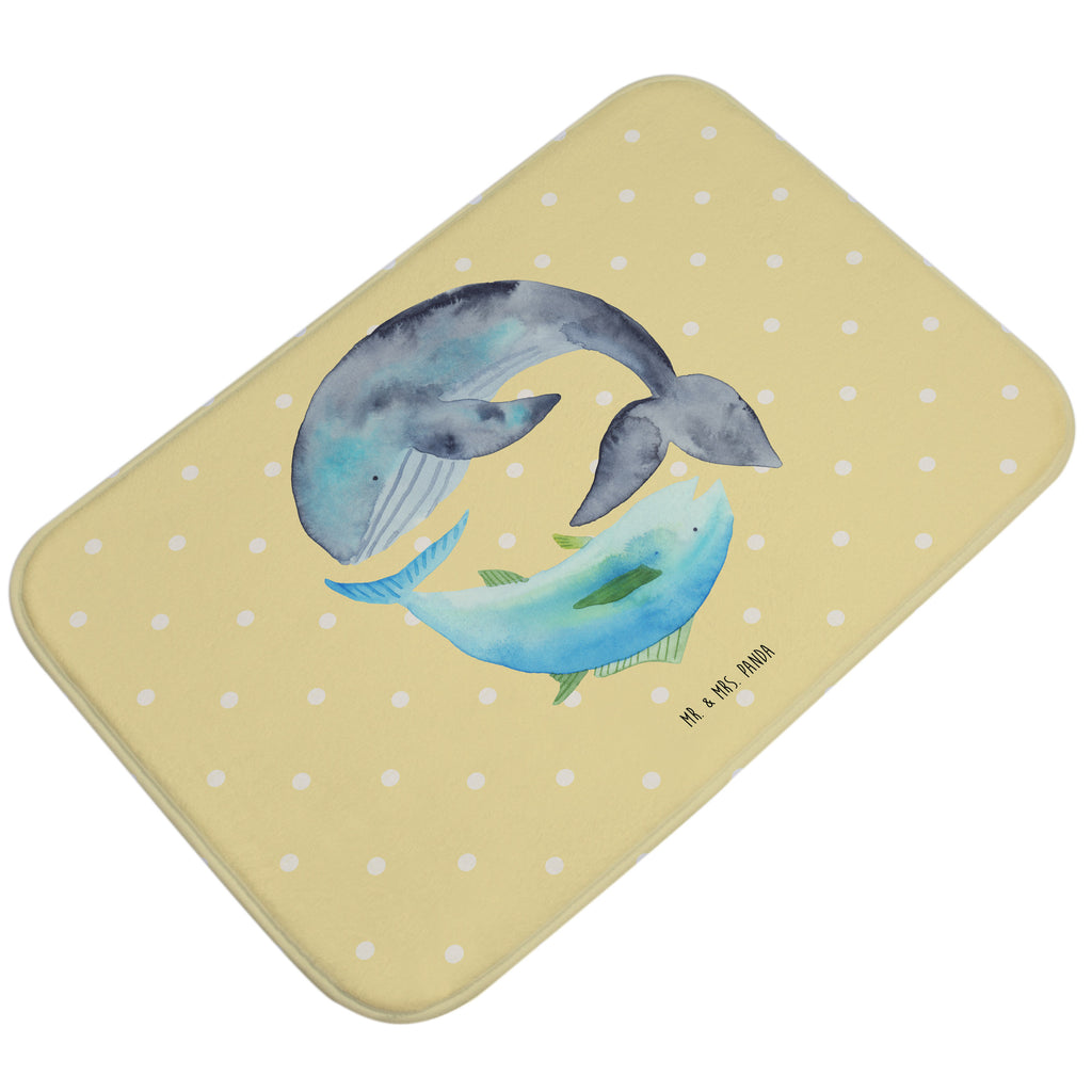 Badvorleger Walfisch & Thunfisch Badematte, Badteppich, Duschvorleger, Badezimmerteppich, Badezimmermatte, Badvorleger, Duschmatte, Duschteppich, Tiermotive, Gute Laune, lustige Sprüche, Tiere, Wal, Wahl, Tunfisch, Wortwitz lustig, Spruch lustig, Flachwitz, Witz, Spruch des Tages, Flachwitz Geschenk