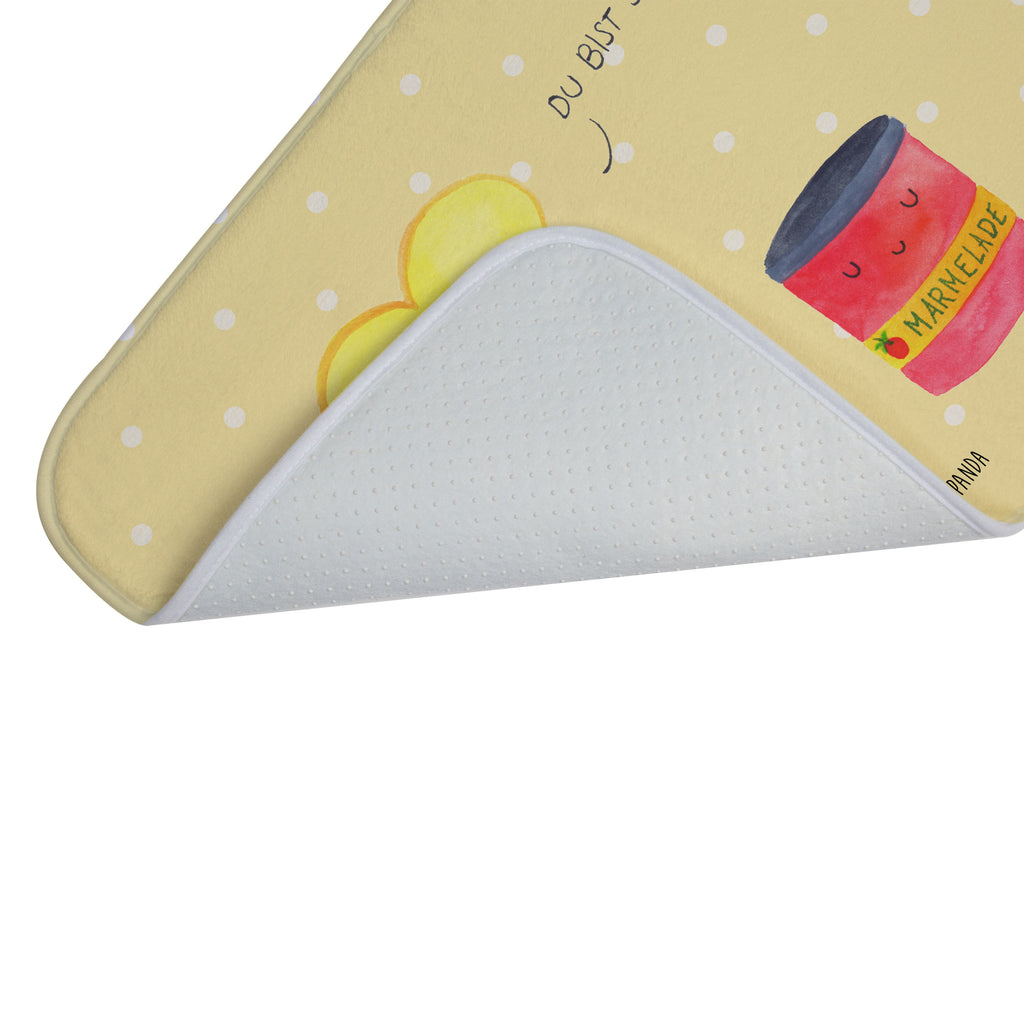 Badvorleger Toast & Marmelade Badematte, Badteppich, Duschvorleger, Badezimmerteppich, Badezimmermatte, Badvorleger, Duschmatte, Duschteppich, Tiermotive, Gute Laune, lustige Sprüche, Tiere, Toast, Marmelade, Dreamteam, süße Postkarte, süß, Küche Deko, Küche Spruch, Frühstück Einladung, Brot, Toastbrot