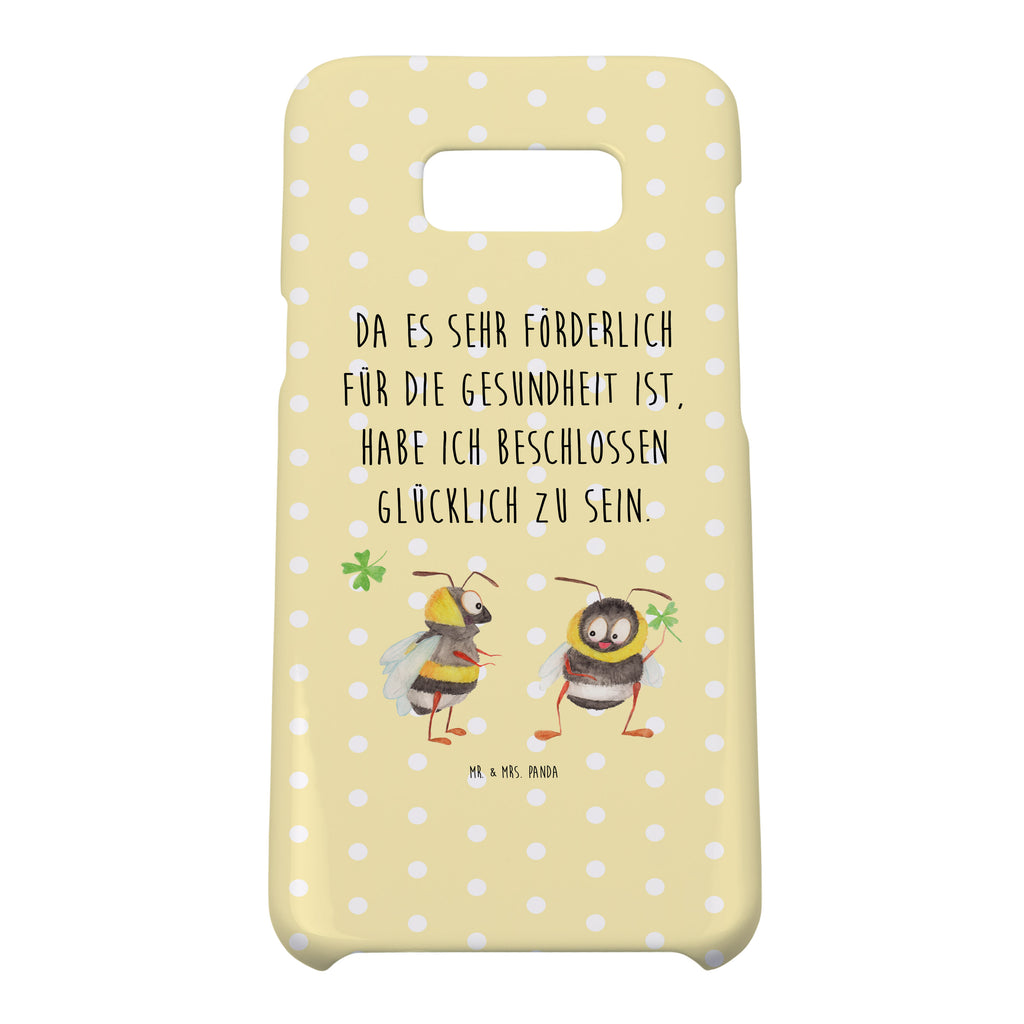 Samsung Galaxy S8 plus Handyhülle  Hummeln mit Kleeblatt Handyhülle, Handycover, Cover, Handy, Hülle, Samsung Galaxy S8 plus, süße Tiermotive, gute Laune, lustige Sprüche, Tiere, Hummel, Biene, Spruch positiv, Biene Deko, Spruch schön, glücklich sein, glücklich werden, Spruch fröhlich