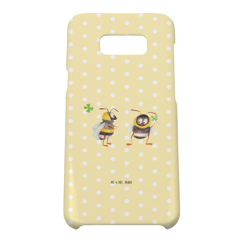 Samsung Galaxy S8 plus Handyhülle  Hummeln mit Kleeblatt Handyhülle, Handycover, Cover, Handy, Hülle, Samsung Galaxy S8 plus, süße Tiermotive, gute Laune, lustige Sprüche, Tiere, Hummel, Biene, Spruch positiv, Biene Deko, Spruch schön, glücklich sein, glücklich werden, Spruch fröhlich