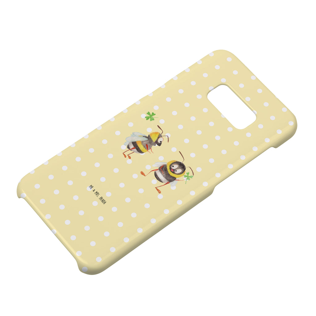 Samsung Galaxy S8 plus Handyhülle  Hummeln mit Kleeblatt Handyhülle, Handycover, Cover, Handy, Hülle, Samsung Galaxy S8 plus, süße Tiermotive, gute Laune, lustige Sprüche, Tiere, Hummel, Biene, Spruch positiv, Biene Deko, Spruch schön, glücklich sein, glücklich werden, Spruch fröhlich