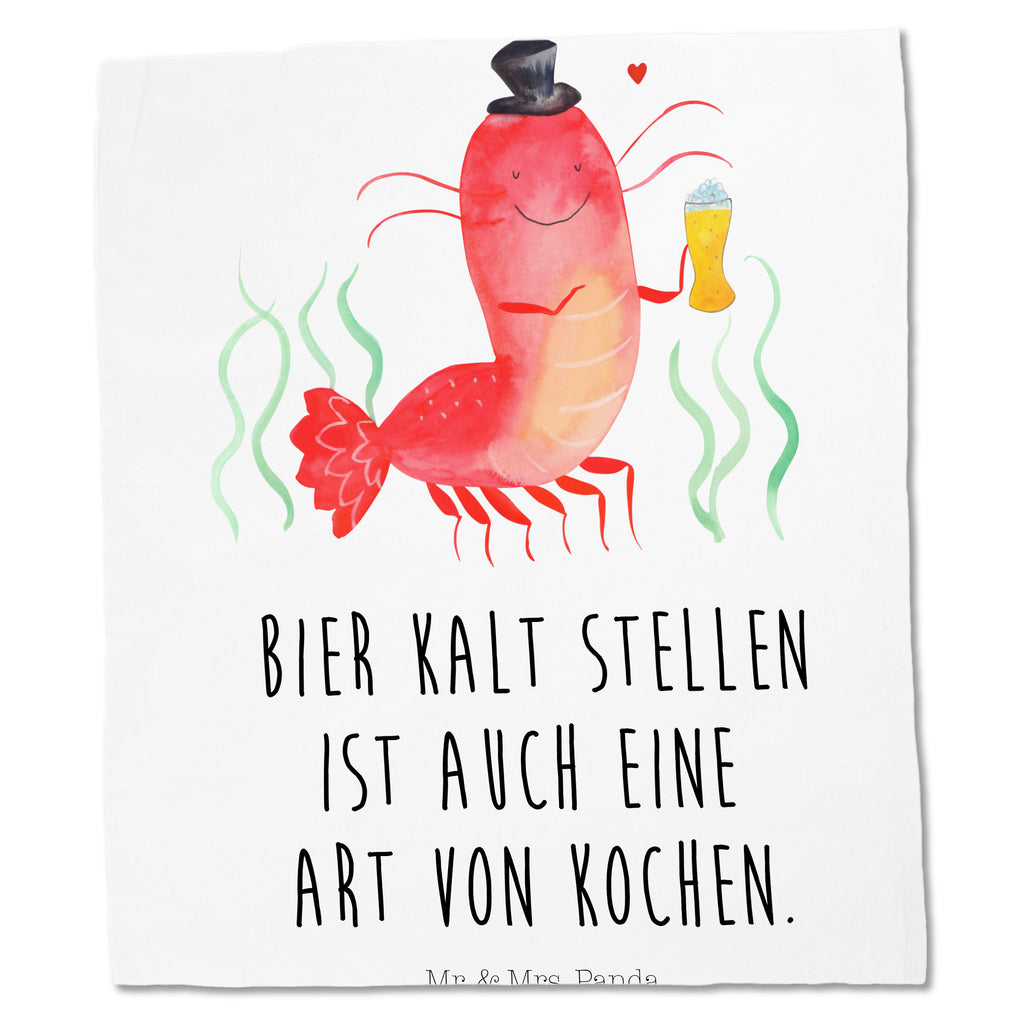 Tragetasche Hummer mit Weizen Beuteltasche, Beutel, Einkaufstasche, Jutebeutel, Stoffbeutel, Meerestiere, Meer, Urlaub, Garnele, Garnelen, Bier, Kochen, Männerhaushalt, Junggeselle, Junggesellin, Bierliebhaber, Kneipe, Gasthaus, Wirtschaft