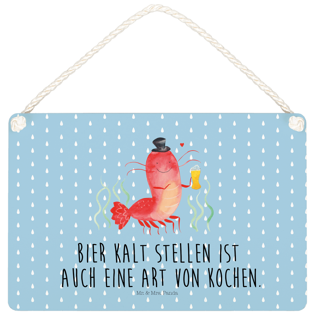 Deko Schild Hummer mit Weizen Dekoschild, Deko Schild, Schild, Tür Schild, Türschild, Holzschild, Wandschild, Wanddeko, Meerestiere, Meer, Urlaub, Garnele, Garnelen, Bier, Kochen, Männerhaushalt, Junggeselle, Junggesellin, Bierliebhaber, Kneipe, Gasthaus, Wirtschaft