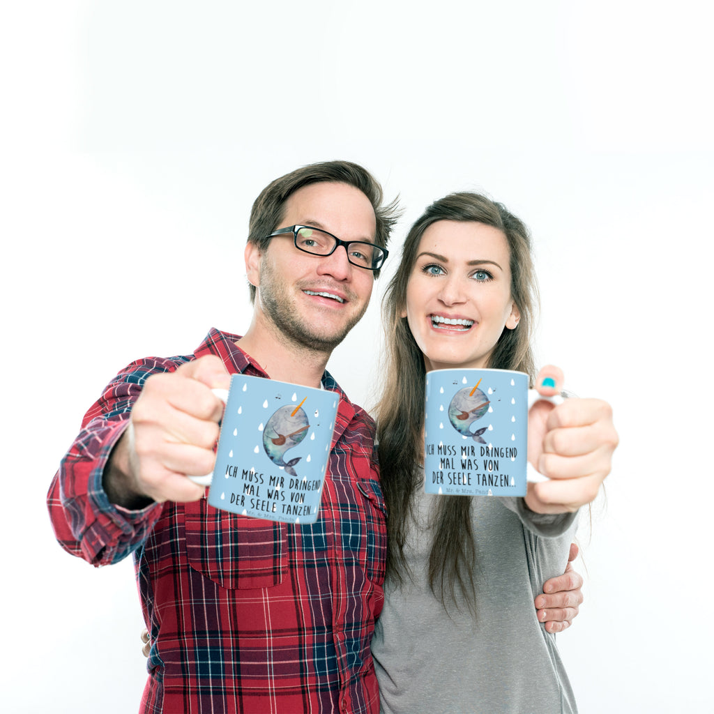 Tasse Narwal Gitarre Narwal, Wal, Tanzen, Probleme, Problemlösung, Frust, Gespräche, Gitarre Becher, Kaffeetasse, Kaffeebecher, Tee, Frühstück, Büro  Meerestiere, Meer, Urlaub