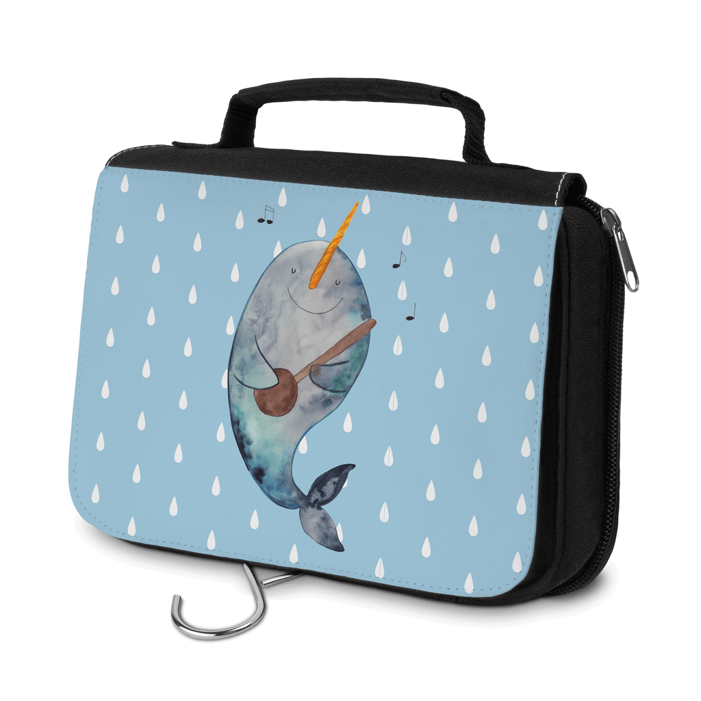 Kulturbeutel Narwal Gitarre Kulturbeutel, Zum Aufhängen, Waschtasche, Kosmetiktasche, Damen, Herren, Aufbewahrungstasche, Schminktasche, Kosmetikbeutel, Organizer, Kulturtasche, Schminkutensil, Meerestiere, Meer, Urlaub, Narwal, Wal, Tanzen, Probleme, Problemlösung, Frust, Gespräche, Gitarre