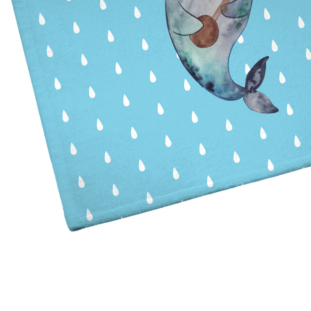 Gäste Handtuch Narwal Gitarre Gästetuch, Reisehandtuch, Sport Handtuch, Frottier, Kinder Handtuch, Meerestiere, Meer, Urlaub, Narwal, Wal, Tanzen, Probleme, Problemlösung, Frust, Gespräche, Gitarre