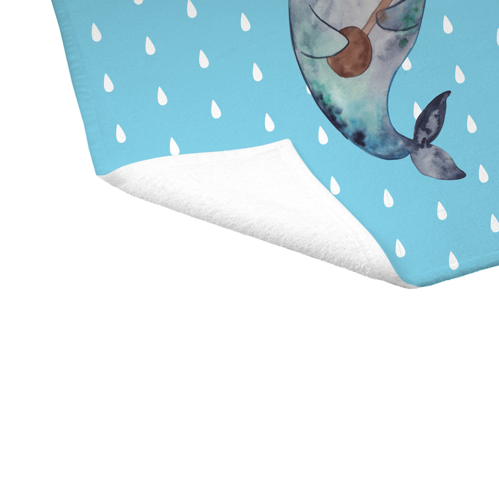 Gäste Handtuch Narwal Gitarre Gästetuch, Reisehandtuch, Sport Handtuch, Frottier, Kinder Handtuch, Meerestiere, Meer, Urlaub, Narwal, Wal, Tanzen, Probleme, Problemlösung, Frust, Gespräche, Gitarre