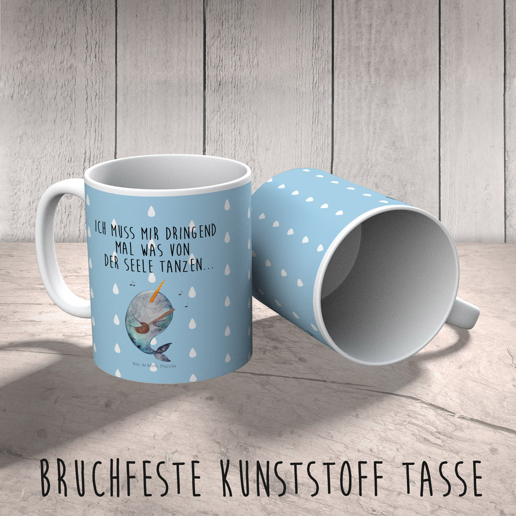 Kindertasse Narwal Gitarre Kunststoff Tasse, Kindergarten, Tasse, Trinkbecher, Camping Becher, Kaffeetasse, Kunststoffbecher, Kindergartenbecher, Outdoorgeschirr, Kunststoffgeschirr, Reisebecher, Reisetasse, Kinderbecher, Meerestiere, Meer, Urlaub, Narwal, Wal, Tanzen, Probleme, Problemlösung, Frust, Gespräche, Gitarre