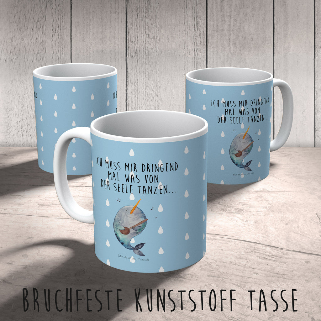 Kindertasse Narwal Gitarre Kunststoff Tasse, Kindergarten, Tasse, Trinkbecher, Camping Becher, Kaffeetasse, Kunststoffbecher, Kindergartenbecher, Outdoorgeschirr, Kunststoffgeschirr, Reisebecher, Reisetasse, Kinderbecher, Meerestiere, Meer, Urlaub, Narwal, Wal, Tanzen, Probleme, Problemlösung, Frust, Gespräche, Gitarre