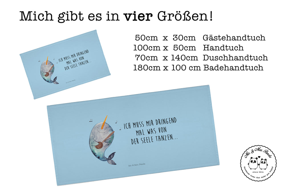 50 x 100 Handtuch Narwal Gitarre Handtuch, Badehandtuch, Badezimmer, Handtücher, groß, Kinder, Baby, Meerestiere, Meer, Urlaub, Narwal, Wal, Tanzen, Probleme, Problemlösung, Frust, Gespräche, Gitarre