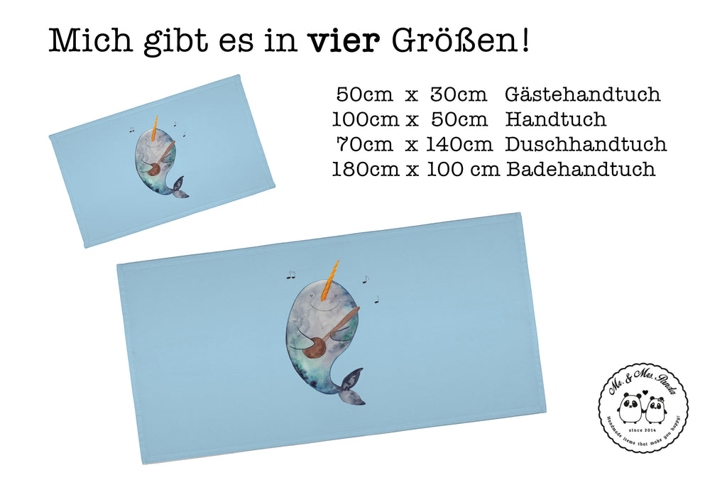 50 x 100 Handtuch Narwal Gitarre Handtuch, Badehandtuch, Badezimmer, Handtücher, groß, Kinder, Baby, Meerestiere, Meer, Urlaub, Narwal, Wal, Tanzen, Probleme, Problemlösung, Frust, Gespräche, Gitarre