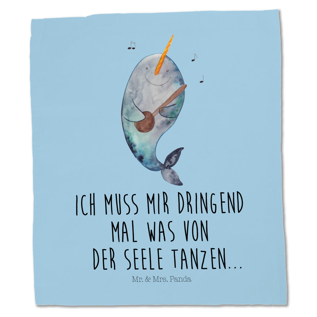 Tragetasche Narwal Gitarre Beuteltasche, Beutel, Einkaufstasche, Jutebeutel, Stoffbeutel, Meerestiere, Meer, Urlaub, Narwal, Wal, Tanzen, Probleme, Problemlösung, Frust, Gespräche, Gitarre