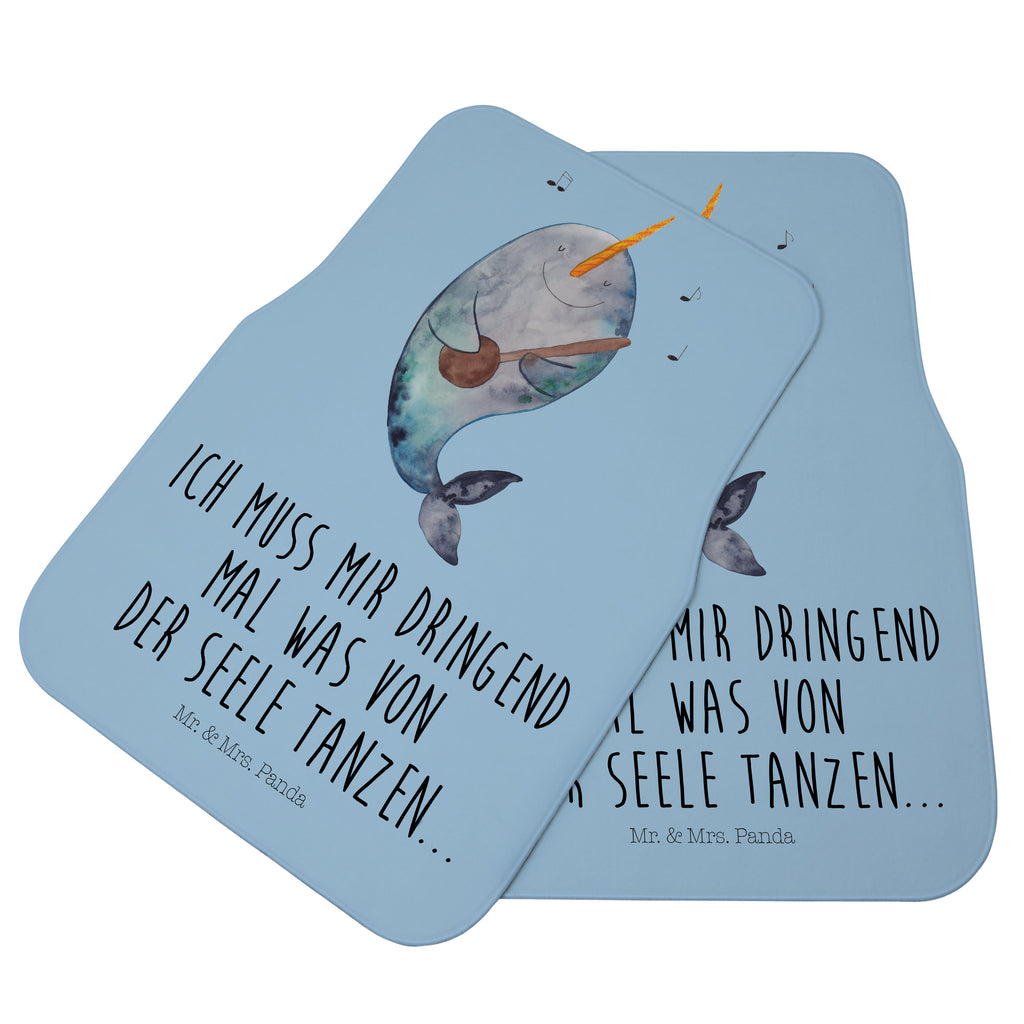 Fahrer Autofußmatte Narwal Gitarre Autofußmatten, Fußmatte Auto, Fahrer, Schmutzmatte Auto, Meerestiere, Meer, Urlaub, Narwal, Wal, Tanzen, Probleme, Problemlösung, Frust, Gespräche, Gitarre