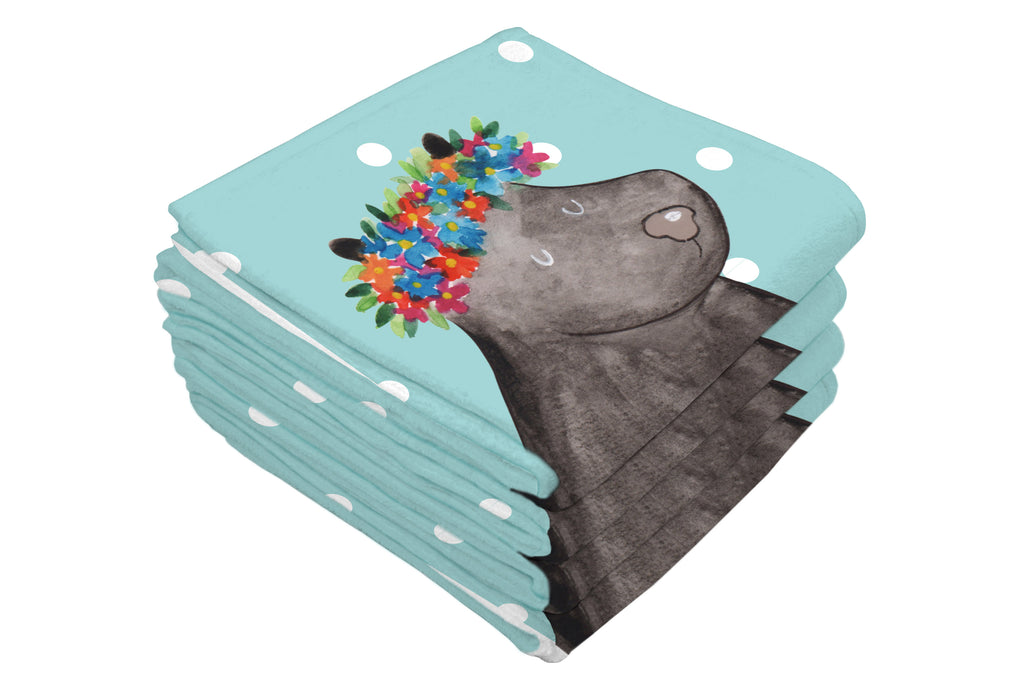 Gäste Handtuch Stinktier Blumenmaedchen Gästetuch, Reisehandtuch, Sport Handtuch, Frottier, Kinder Handtuch, Stinktier, Skunk, Wildtier, Raubtier, Stinker, Stinki, Yoga, Namaste, Lebe, Liebe, Lache