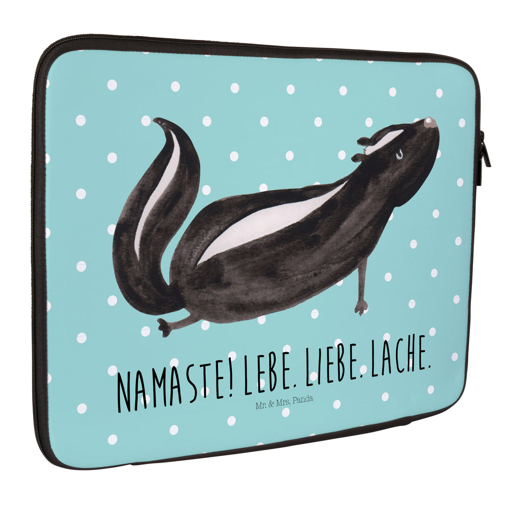 20 x 28 Notebook Tasche  Stinktier Yoga Notebook Tasche, Laptop, Computertasche, Tasche, Stinktier, Skunk, Wildtier, Raubtier, Stinker, Stinki, Yoga, Namaste, Lebe, Liebe, Lache