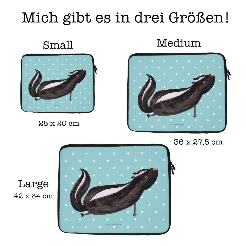 20 x 28 Notebook Tasche  Stinktier Yoga Notebook Tasche, Laptop, Computertasche, Tasche, Stinktier, Skunk, Wildtier, Raubtier, Stinker, Stinki, Yoga, Namaste, Lebe, Liebe, Lache