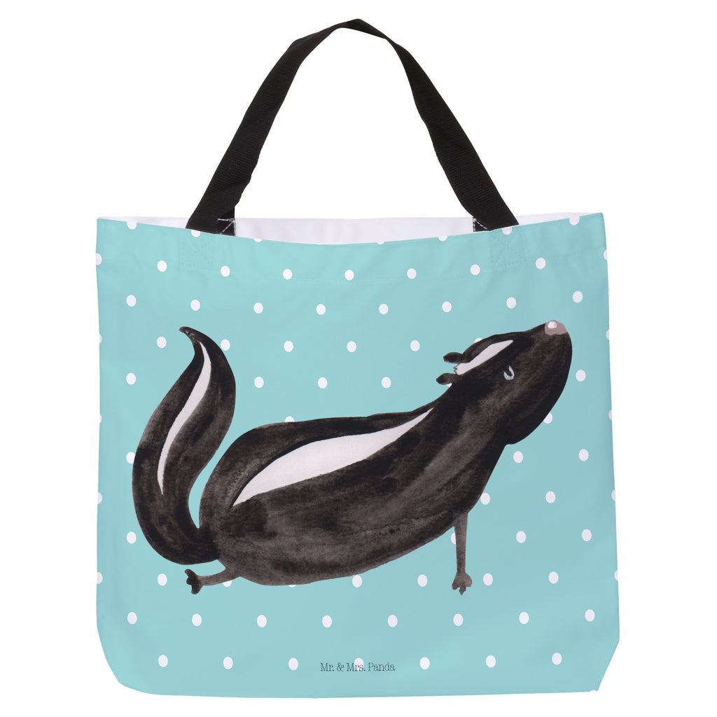 Shopper Stinktier Yoga Beutel, Einkaufstasche, Tasche, Strandtasche, Einkaufsbeutel, Shopper, Schultasche, Freizeittasche, Tragebeutel, Schulbeutel, Alltagstasche, Stinktier, Skunk, Wildtier, Raubtier, Stinker, Stinki, Yoga, Namaste, Lebe, Liebe, Lache