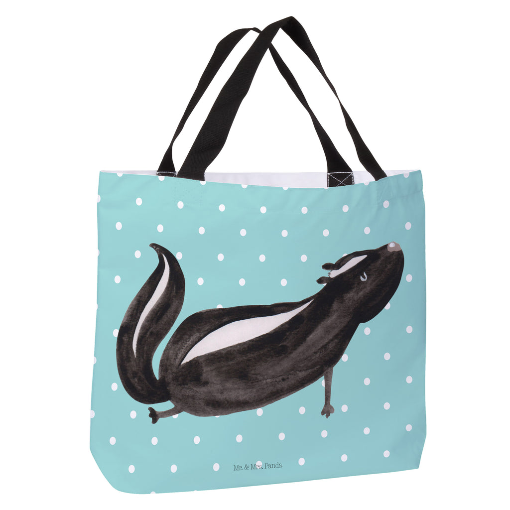 Shopper Stinktier Yoga Beutel, Einkaufstasche, Tasche, Strandtasche, Einkaufsbeutel, Shopper, Schultasche, Freizeittasche, Tragebeutel, Schulbeutel, Alltagstasche, Stinktier, Skunk, Wildtier, Raubtier, Stinker, Stinki, Yoga, Namaste, Lebe, Liebe, Lache