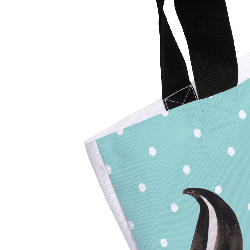 Shopper Stinktier Yoga Beutel, Einkaufstasche, Tasche, Strandtasche, Einkaufsbeutel, Shopper, Schultasche, Freizeittasche, Tragebeutel, Schulbeutel, Alltagstasche, Stinktier, Skunk, Wildtier, Raubtier, Stinker, Stinki, Yoga, Namaste, Lebe, Liebe, Lache