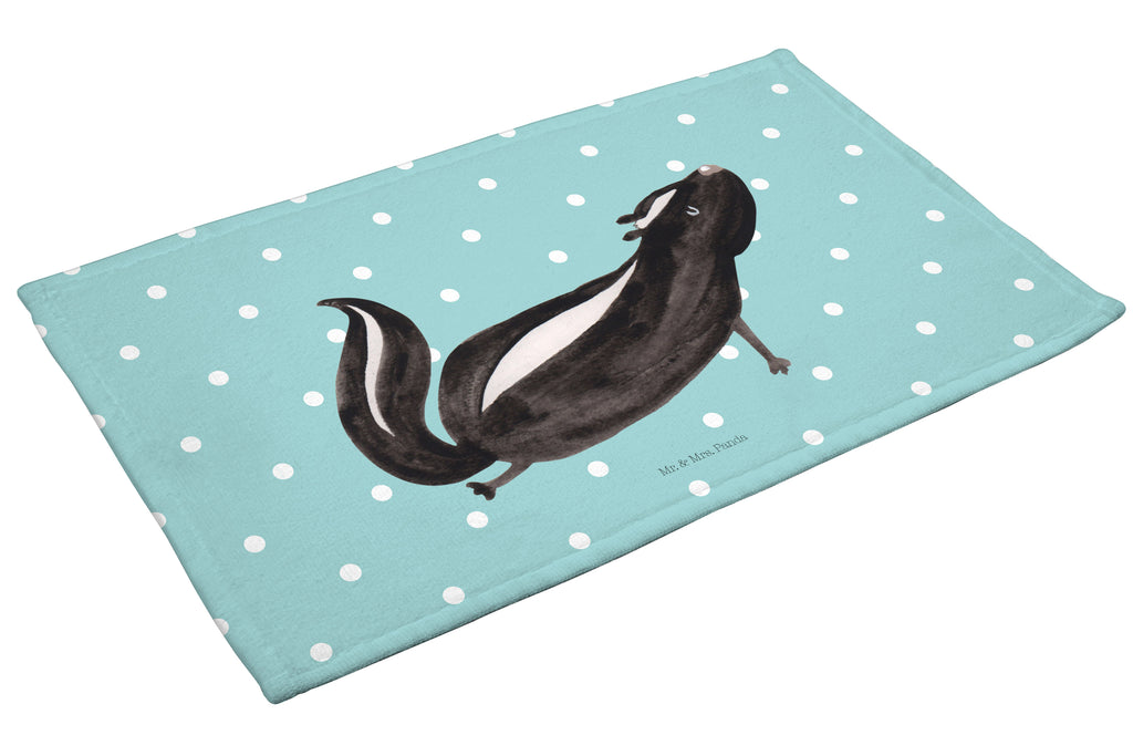 Gäste Handtuch Stinktier Yoga Gästetuch, Reisehandtuch, Sport Handtuch, Frottier, Kinder Handtuch, Stinktier, Skunk, Wildtier, Raubtier, Stinker, Stinki, Yoga, Namaste, Lebe, Liebe, Lache