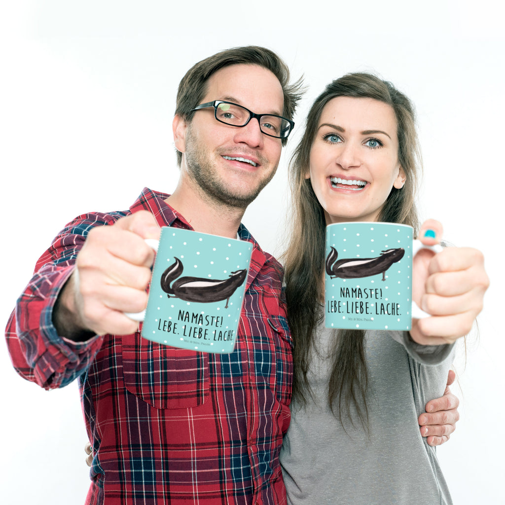 Kindertasse Stinktier Yoga Kunststoff Tasse, Kindergarten, Tasse, Trinkbecher, Camping Becher, Kaffeetasse, Kunststoffbecher, Kindergartenbecher, Outdoorgeschirr, Kunststoffgeschirr, Reisebecher, Reisetasse, Kinderbecher, Stinktier, Skunk, Wildtier, Raubtier, Stinker, Stinki, Yoga, Namaste, Lebe, Liebe, Lache