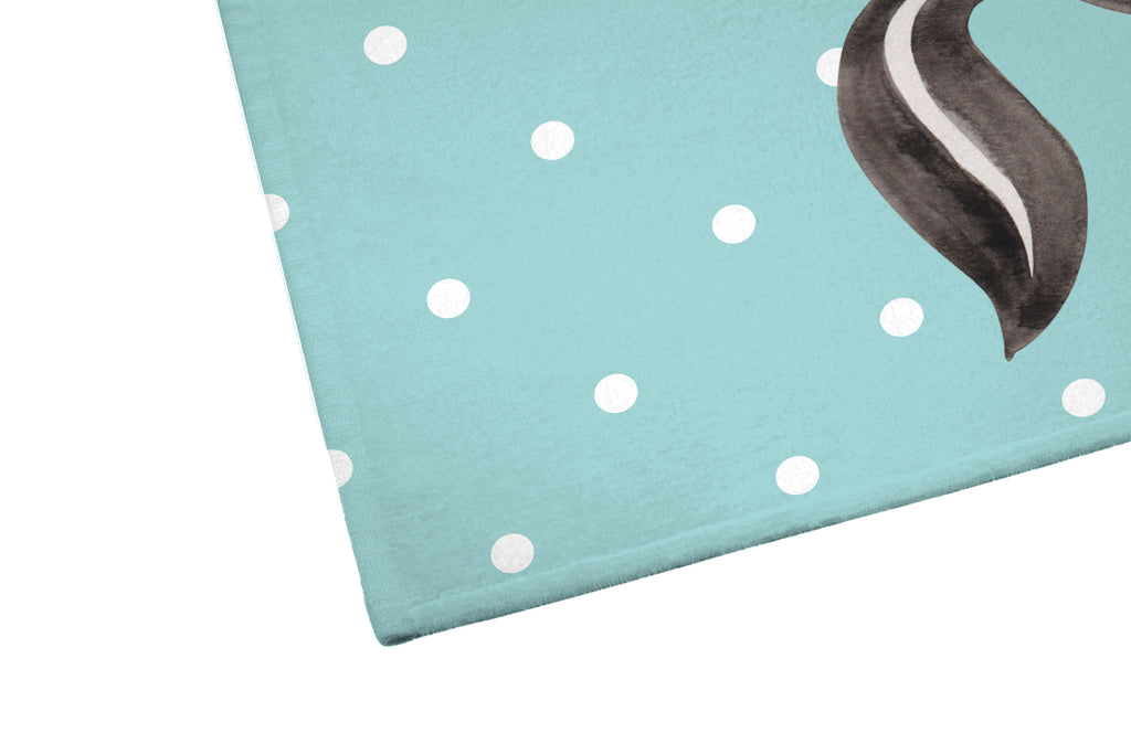 50 x 100 Handtuch Stinktier Ball Handtuch, Badehandtuch, Badezimmer, Handtücher, groß, Kinder, Baby, Stinktier, Skunk, Wildtier, Raubtier, Stinker, Stinki, verspielt, Weisheit