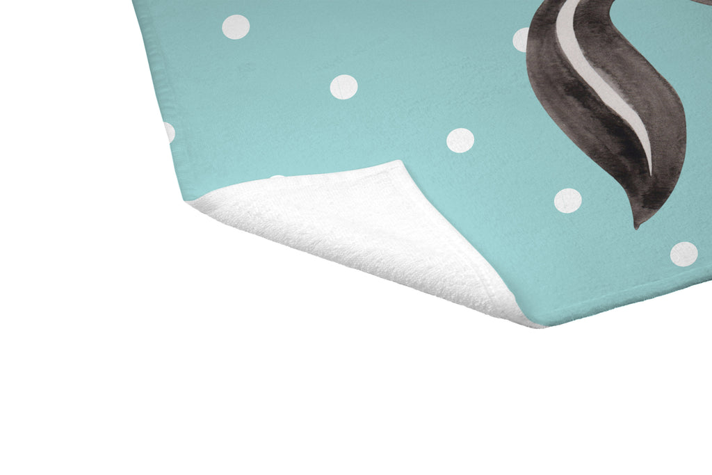 50 x 100 Handtuch Stinktier Ball Handtuch, Badehandtuch, Badezimmer, Handtücher, groß, Kinder, Baby, Stinktier, Skunk, Wildtier, Raubtier, Stinker, Stinki, verspielt, Weisheit