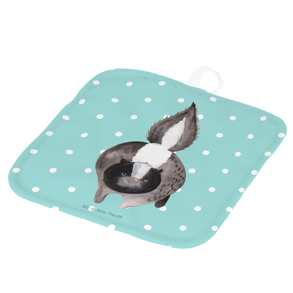 2er Set Topflappen  Stinktier Angriff Topflappen, Topfuntersetzer, Ofenhandschuh, Topflappen Set, Topflappen lustig, Topflappen mit Spruch, Stinktier, Skunk, Wildtier, Raubtier, Stinker, Stinki, wütend, Drohung
