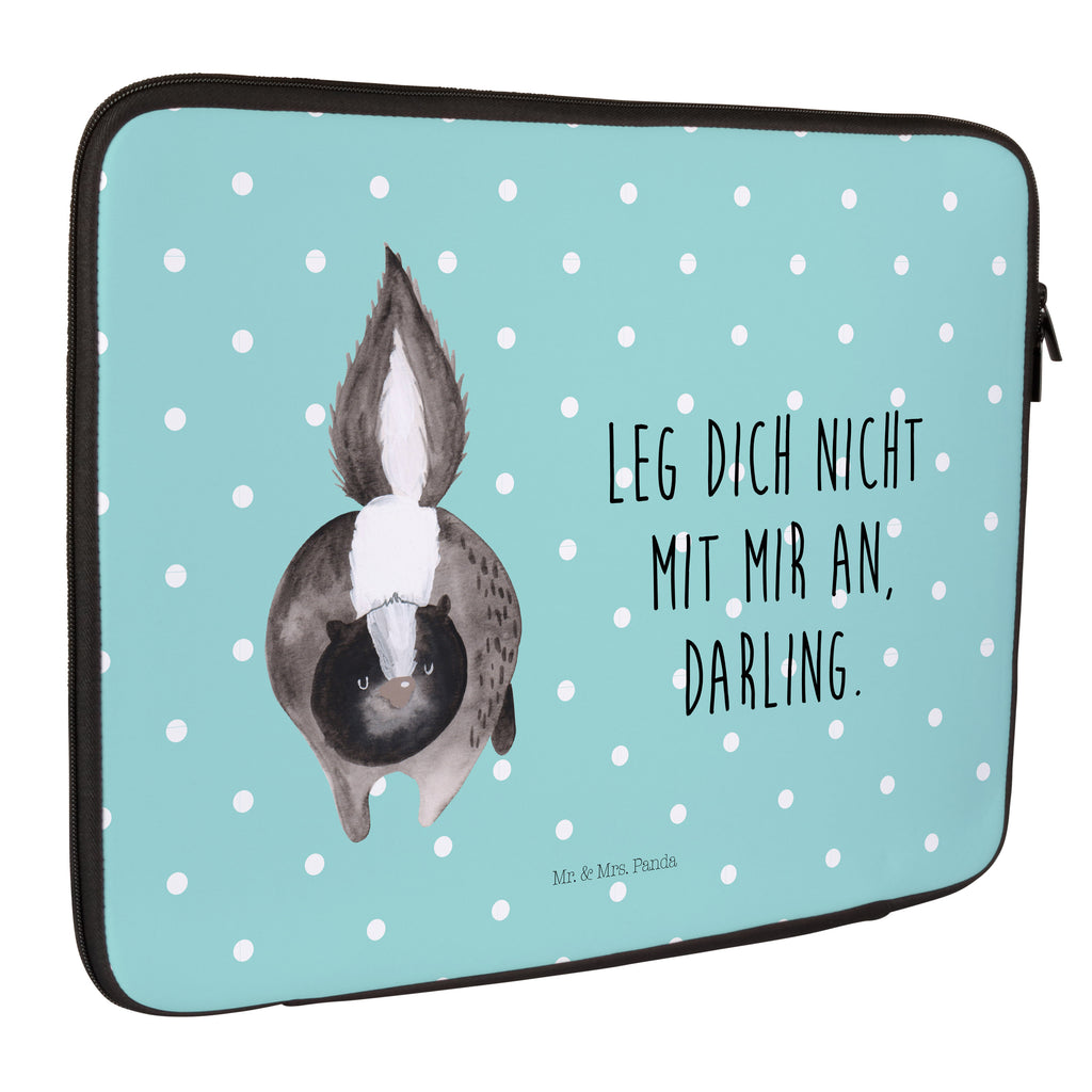 20 x 28 Notebook Tasche  Stinktier Angriff Notebook Tasche, Laptop, Computertasche, Tasche, Stinktier, Skunk, Wildtier, Raubtier, Stinker, Stinki, wütend, Drohung