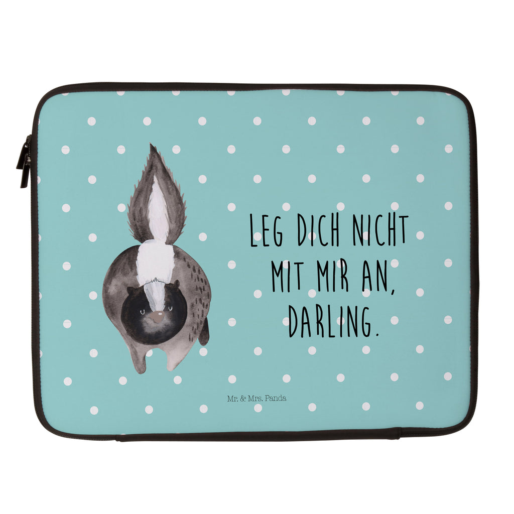20 x 28 Notebook Tasche  Stinktier Angriff Notebook Tasche, Laptop, Computertasche, Tasche, Stinktier, Skunk, Wildtier, Raubtier, Stinker, Stinki, wütend, Drohung