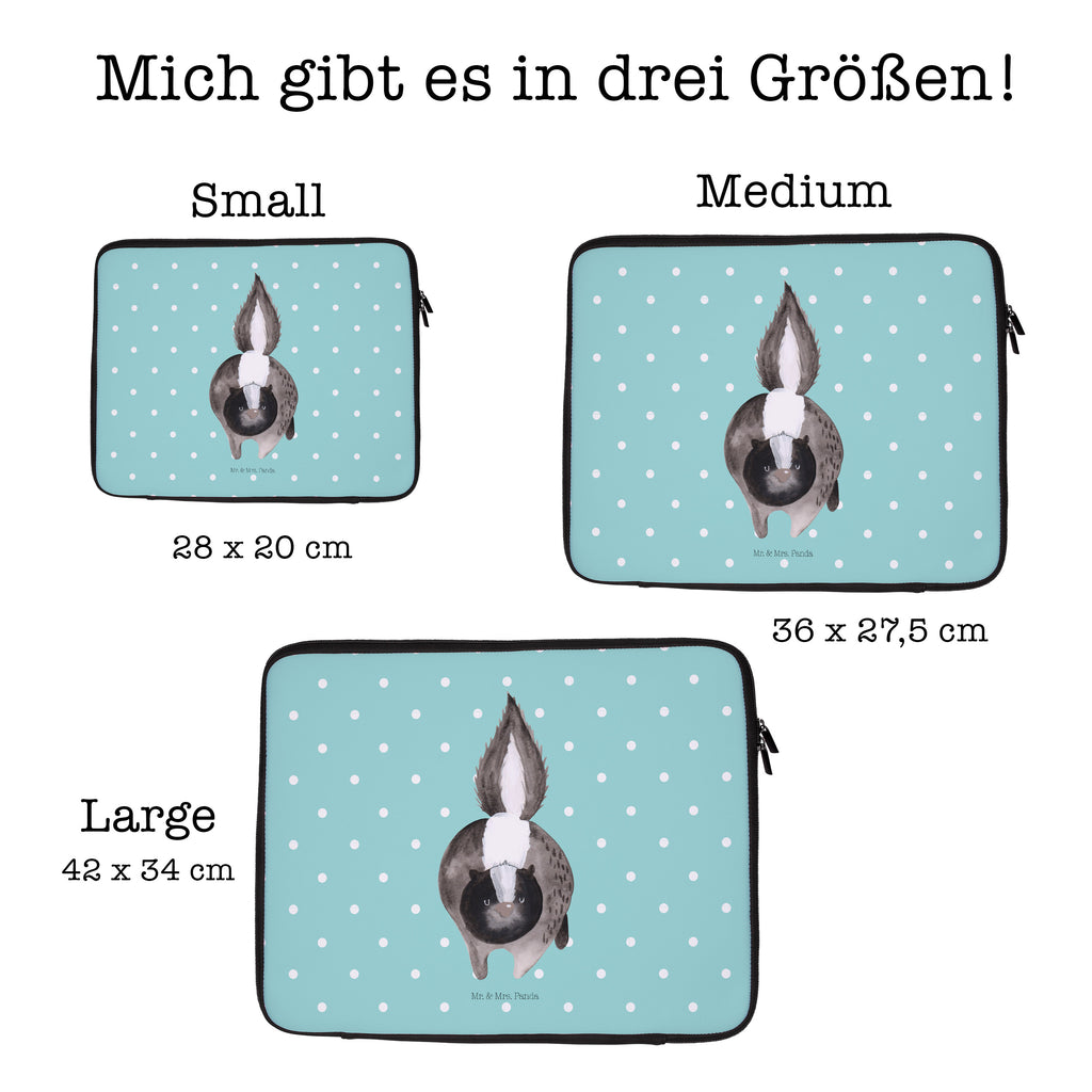 20 x 28 Notebook Tasche  Stinktier Angriff Notebook Tasche, Laptop, Computertasche, Tasche, Stinktier, Skunk, Wildtier, Raubtier, Stinker, Stinki, wütend, Drohung