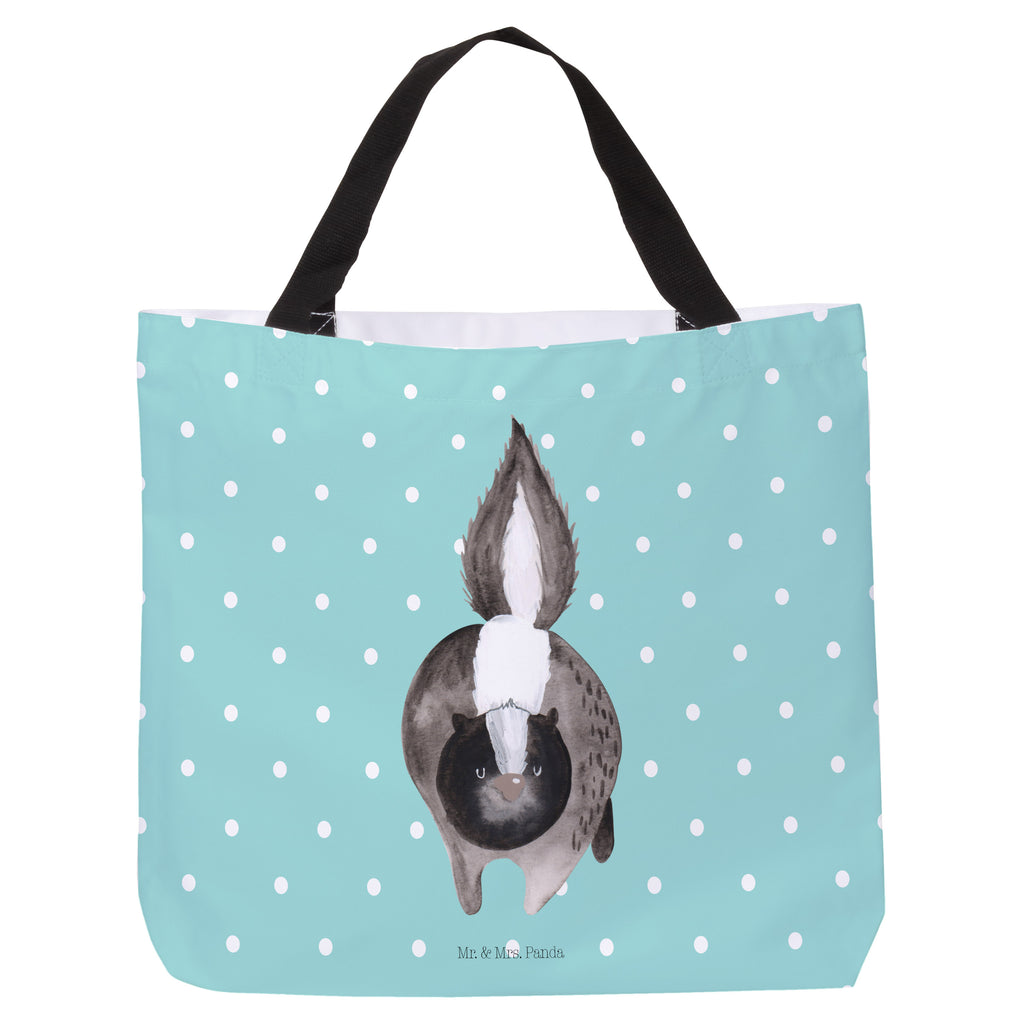 Shopper Stinktier Angriff Beutel, Einkaufstasche, Tasche, Strandtasche, Einkaufsbeutel, Shopper, Schultasche, Freizeittasche, Tragebeutel, Schulbeutel, Alltagstasche, Stinktier, Skunk, Wildtier, Raubtier, Stinker, Stinki, wütend, Drohung