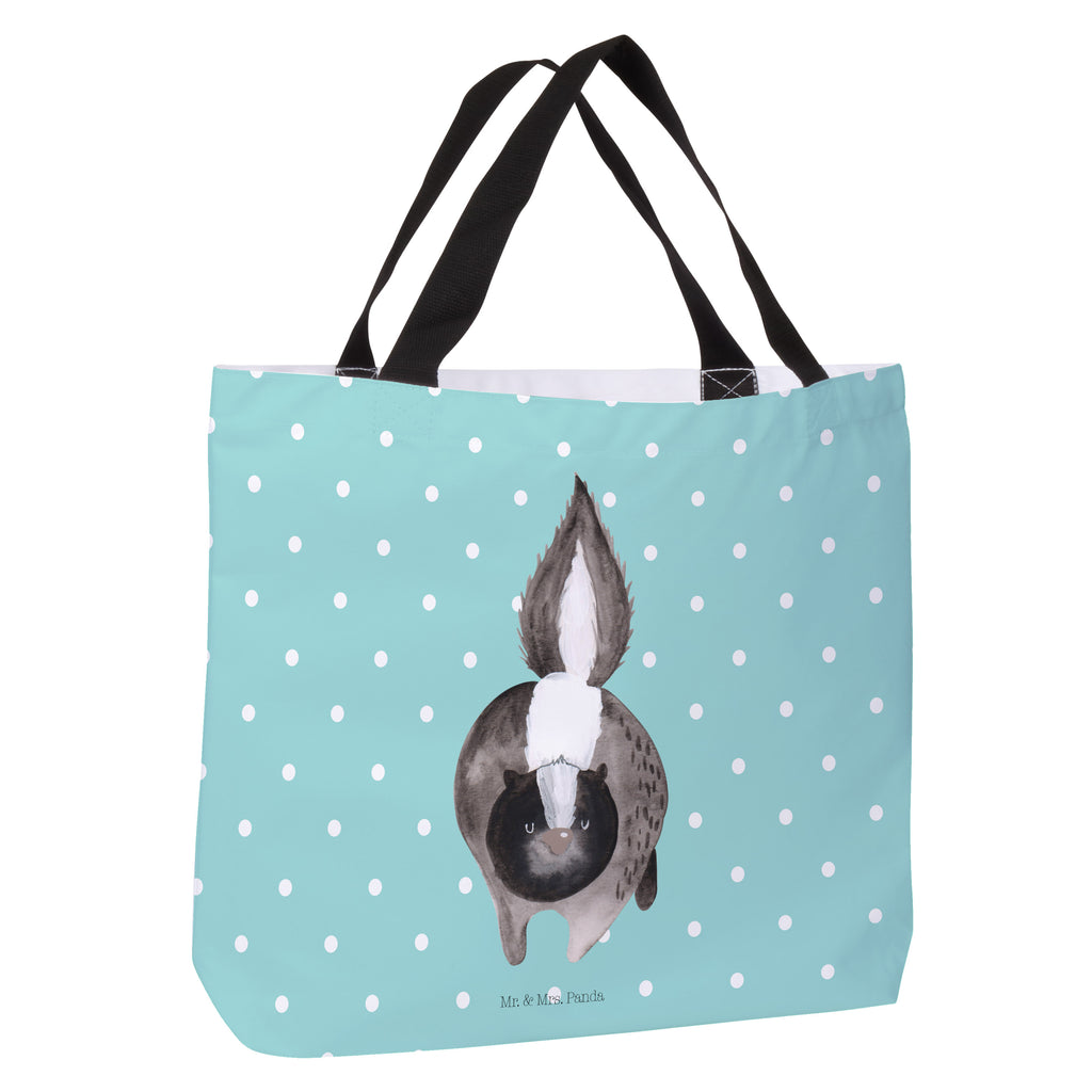 Shopper Stinktier Angriff Beutel, Einkaufstasche, Tasche, Strandtasche, Einkaufsbeutel, Shopper, Schultasche, Freizeittasche, Tragebeutel, Schulbeutel, Alltagstasche, Stinktier, Skunk, Wildtier, Raubtier, Stinker, Stinki, wütend, Drohung