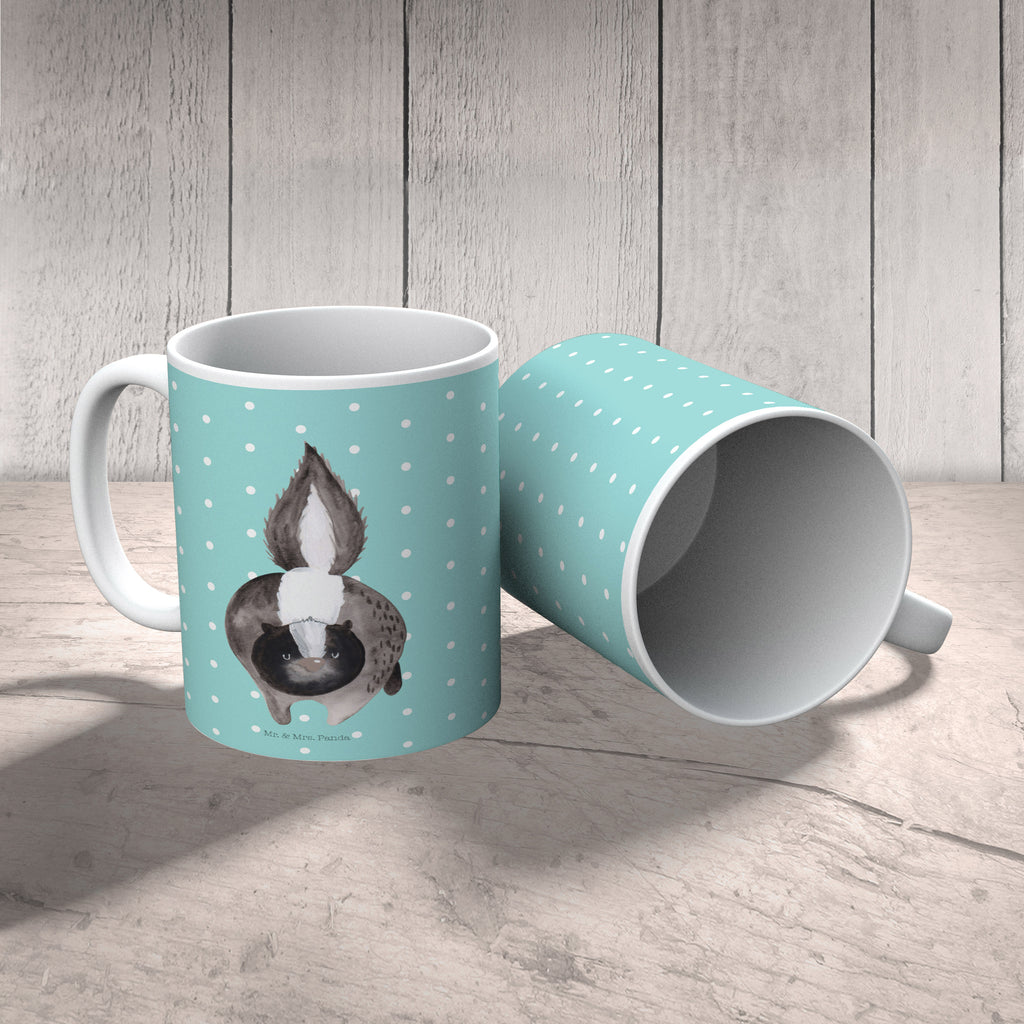 Kindertasse Stinktier Angriff Kunststoff Tasse, Kindergarten, Tasse, Trinkbecher, Camping Becher, Kaffeetasse, Kunststoffbecher, Kindergartenbecher, Outdoorgeschirr, Kunststoffgeschirr, Reisebecher, Reisetasse, Kinderbecher, Stinktier, Skunk, Wildtier, Raubtier, Stinker, Stinki, wütend, Drohung