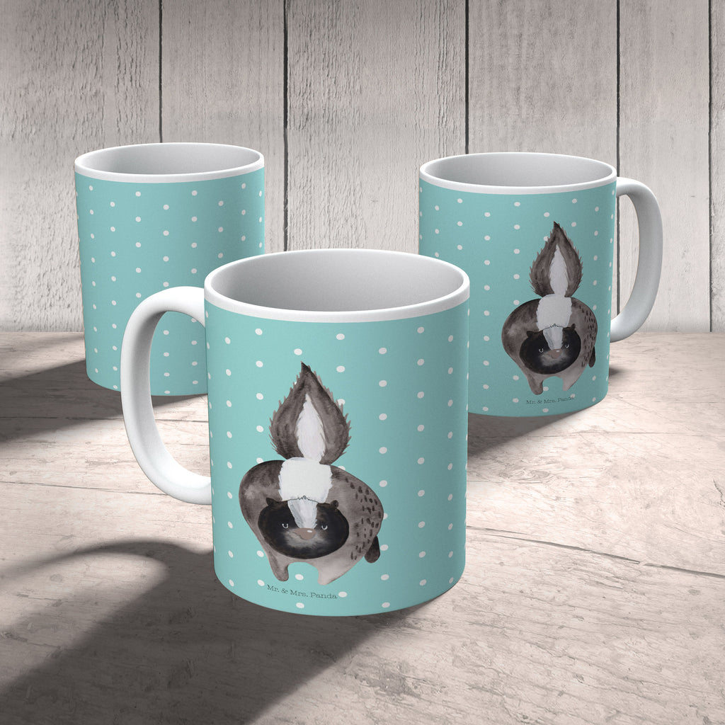 Kindertasse Stinktier Angriff Kunststoff Tasse, Kindergarten, Tasse, Trinkbecher, Camping Becher, Kaffeetasse, Kunststoffbecher, Kindergartenbecher, Outdoorgeschirr, Kunststoffgeschirr, Reisebecher, Reisetasse, Kinderbecher, Stinktier, Skunk, Wildtier, Raubtier, Stinker, Stinki, wütend, Drohung