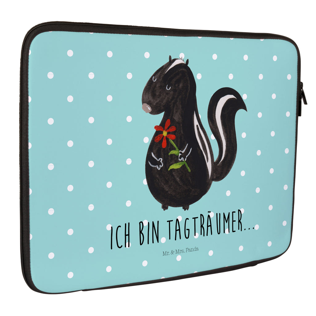 27 x 36 Notebook Tasche  Stinktier Blume Notebook Tasche, Laptop, Computertasche, Tasche, Damen, Schutzhülle, Stinktier, Skunk, Wildtier, Raubtier, Stinker, Stinki, Tagträumer, verträumt, Dreams, Träume