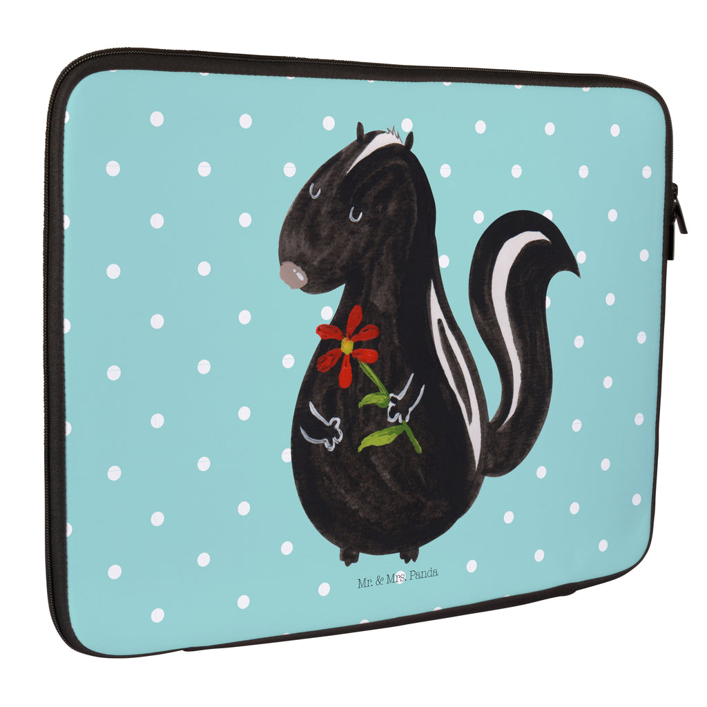 27 x 36 Notebook Tasche  Stinktier Blume Notebook Tasche, Laptop, Computertasche, Tasche, Damen, Schutzhülle, Stinktier, Skunk, Wildtier, Raubtier, Stinker, Stinki, Tagträumer, verträumt, Dreams, Träume