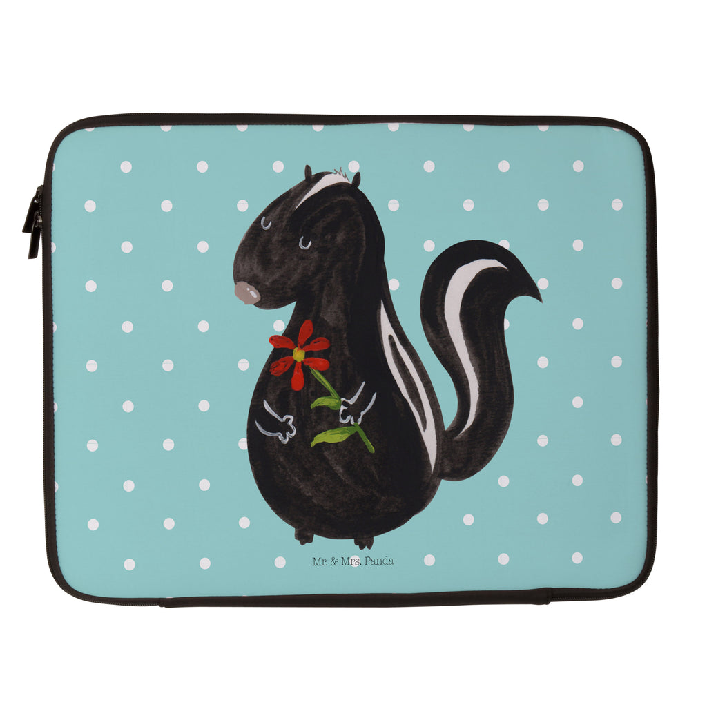 27 x 36 Notebook Tasche  Stinktier Blume Notebook Tasche, Laptop, Computertasche, Tasche, Damen, Schutzhülle, Stinktier, Skunk, Wildtier, Raubtier, Stinker, Stinki, Tagträumer, verträumt, Dreams, Träume