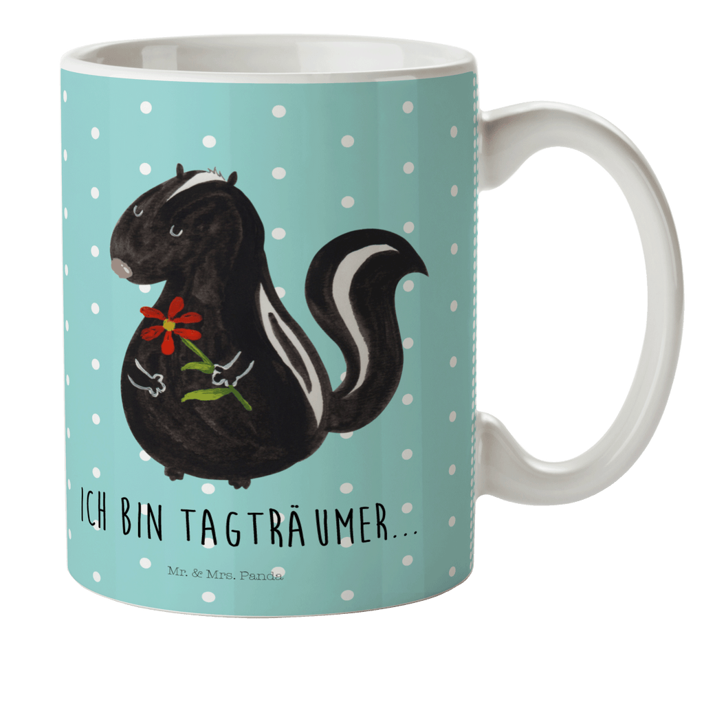 Kindertasse Stinktier Blume Kunststoff Tasse, Kindergarten, Tasse, Trinkbecher, Camping Becher, Kaffeetasse, Kunststoffbecher, Kindergartenbecher, Outdoorgeschirr, Kunststoffgeschirr, Reisebecher, Reisetasse, Kinderbecher, Stinktier, Skunk, Wildtier, Raubtier, Stinker, Stinki, Tagträumer, verträumt, Dreams, Träume