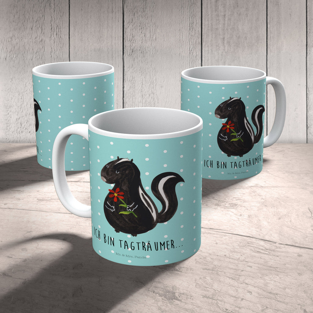 Kindertasse Stinktier Blume Kunststoff Tasse, Kindergarten, Tasse, Trinkbecher, Camping Becher, Kaffeetasse, Kunststoffbecher, Kindergartenbecher, Outdoorgeschirr, Kunststoffgeschirr, Reisebecher, Reisetasse, Kinderbecher, Stinktier, Skunk, Wildtier, Raubtier, Stinker, Stinki, Tagträumer, verträumt, Dreams, Träume